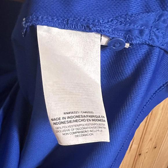 Nike Dri Fit Polo Shirt Wake Forest Baseball Team Blue 658085-494 Mens Sz L - Picture 6 of 9